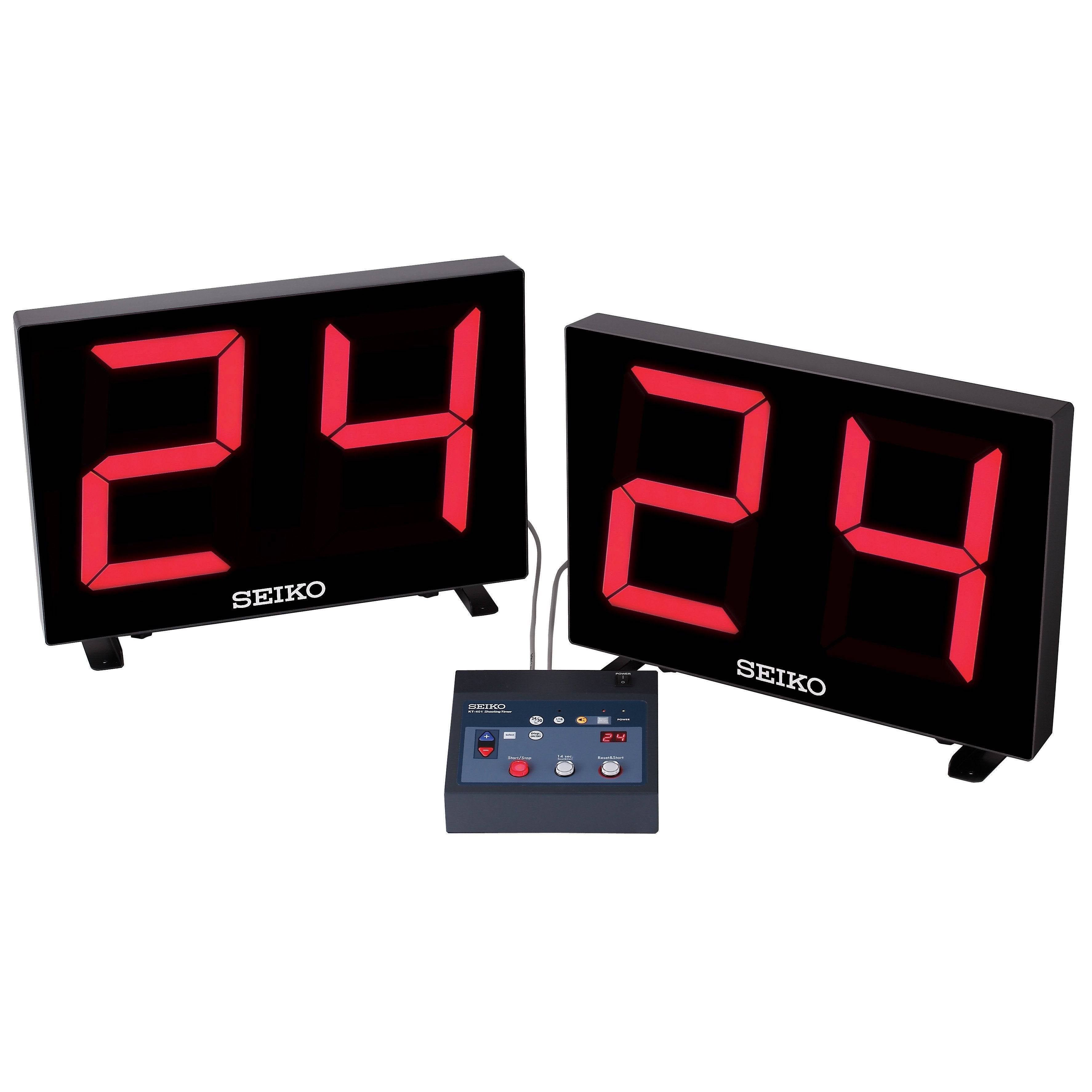 Seiko KT-401 Shot Clock with 9.84-Inch LED Digits By CEI