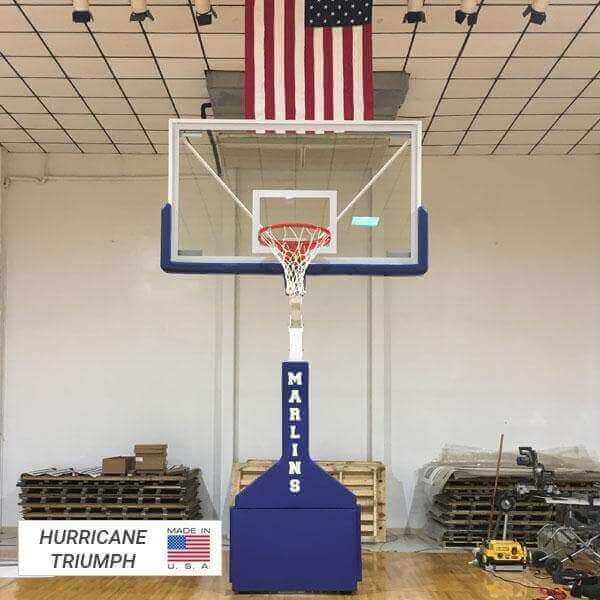 First Team Hurricane Competition Style Portable Basketball Hoops