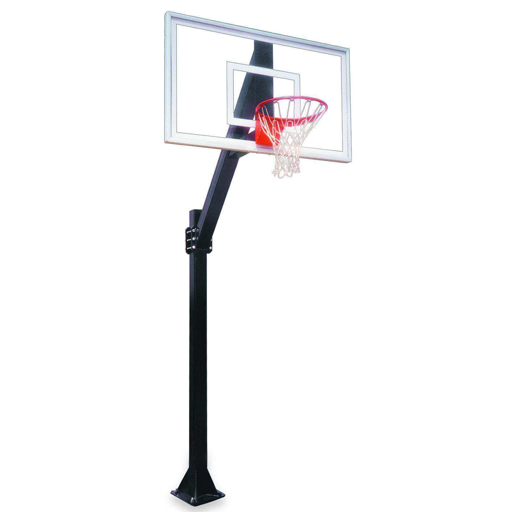 First Team Legend Jr. Series Of Fixed-Height In-Ground Hoops