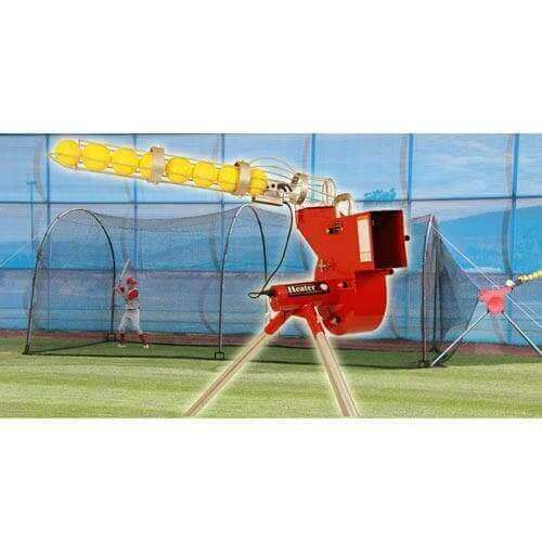 Heater Sports Combo With Auto Ball Feeder & 24' X-tender Cage