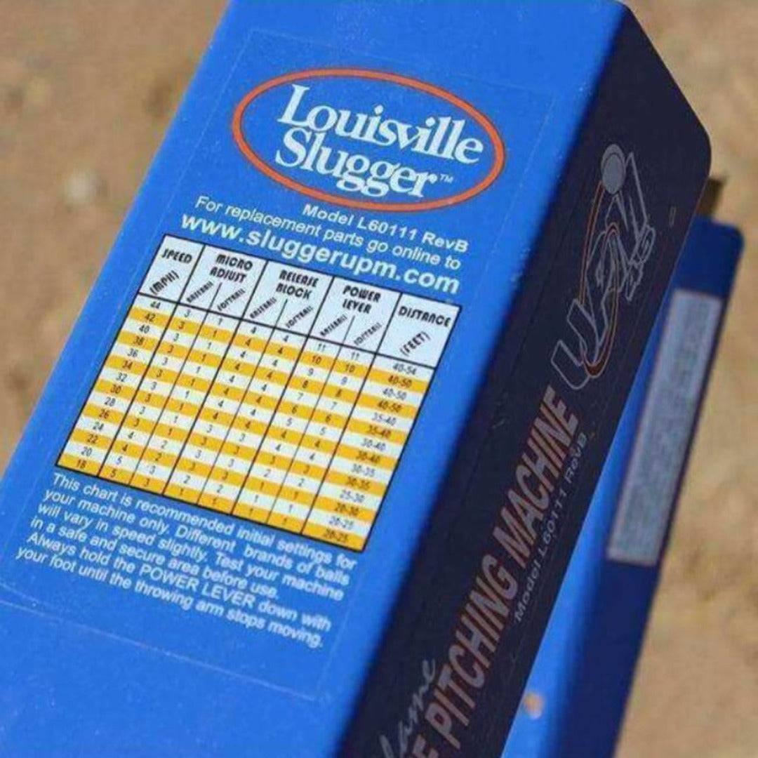Louisville Slugger Blue Flame Portable Pitching Machine – GameMaster  Athletic I Louisville Slugger Training Aids