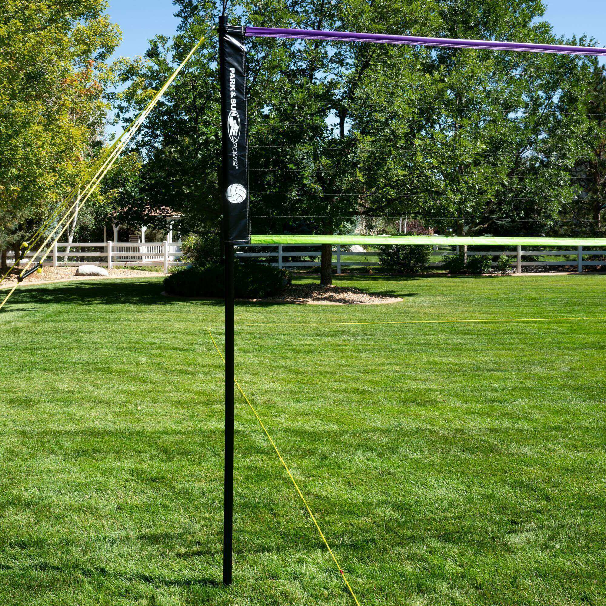 The Original Tournament Flex 1000 High Quality Outdoor grass and beach  Portable Volleyball Net System