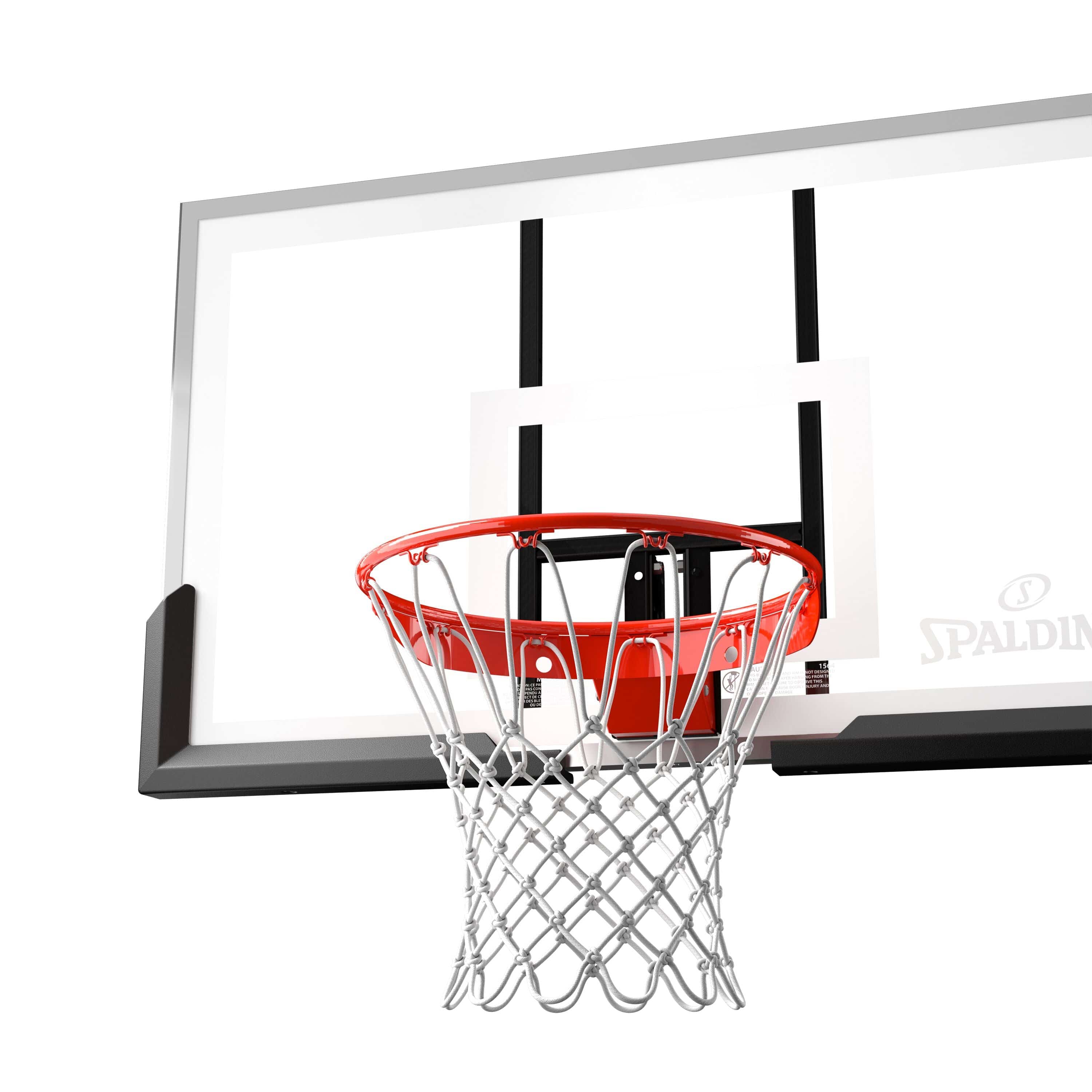 Spalding NBA 52 In. Acrylic Basketball Backboard & Rim Combo Hoop