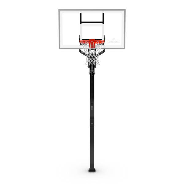 Spalding 54 U-Turn Glass In-Ground Basketball Hoop