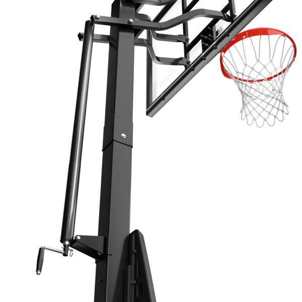 Spalding Ultimate Hybrid System With 54-Inch Glass Backboard