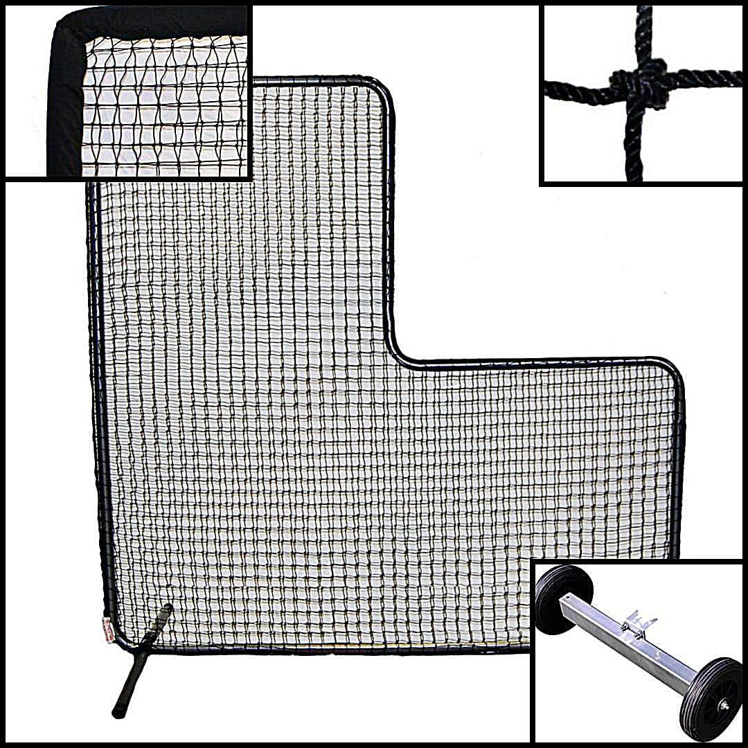 Trigon Sports ProCage '60 Series' 7-Foot Pitcher's L-Screen With #60 Net