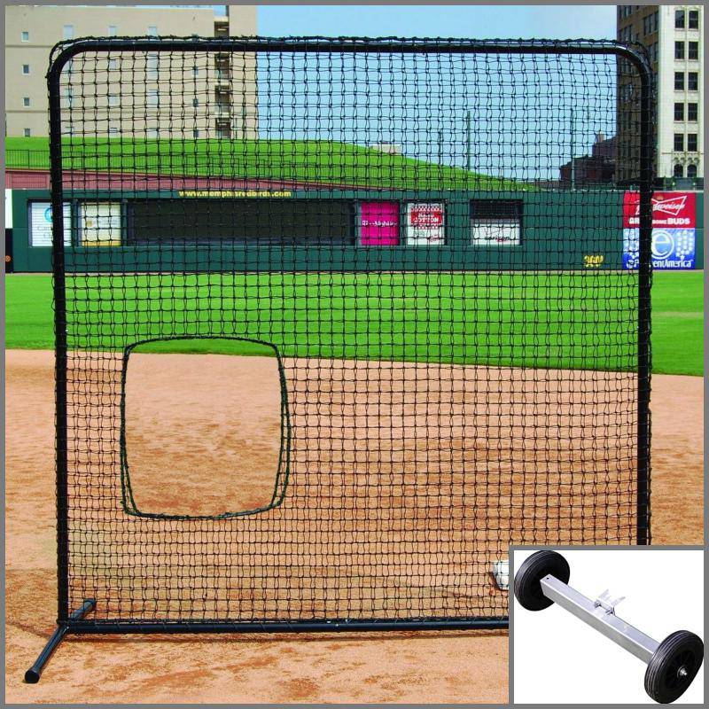 Trigon Sports ProCage 'Black Series' 7-Foot Softball Pitcher's Screen